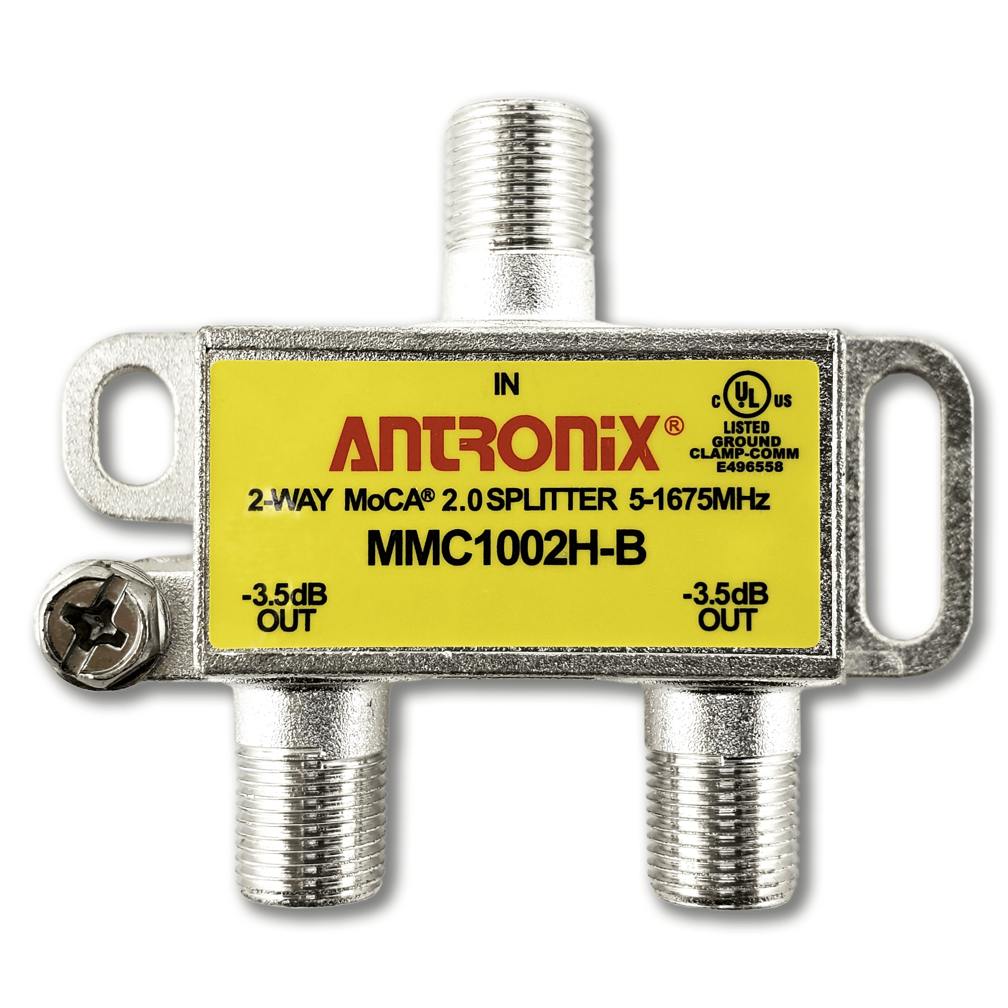2 way antronix mmc1002h b 5 1675 mhz moca 2 0 splitter for frontier