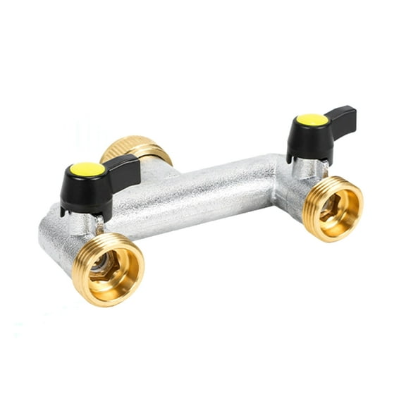 2 Way Brass Hose Splitter Brass Hose Splitter Garden Hose Splitter Solid Brass