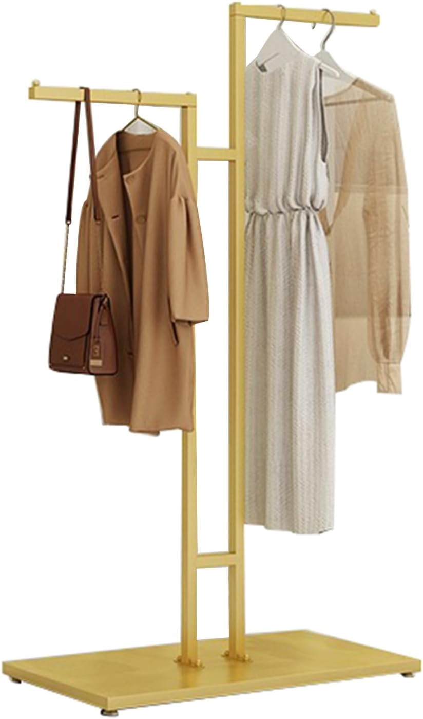2 Way Clothing Rack with Straight Arms,Heavy Duty Clothes Rack Garment ...