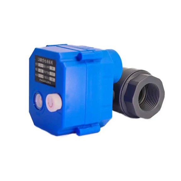 2 Way DN25 2Nm With Manual Function Motor Valve 5V 12V 24V 220 UPVC Electric Ball Valve