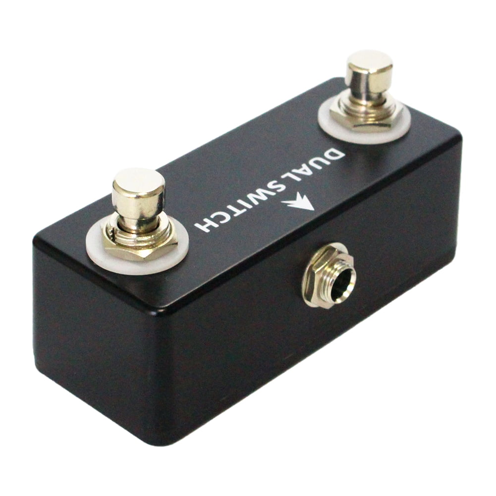 2-Way Foot Switch Pedal Full Metal Shell Guitar Pedal Switch Guitar ...