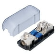 2 Way Fuse Holder Box 1 In 2 Out Distribution Block for Car Yacht Boat