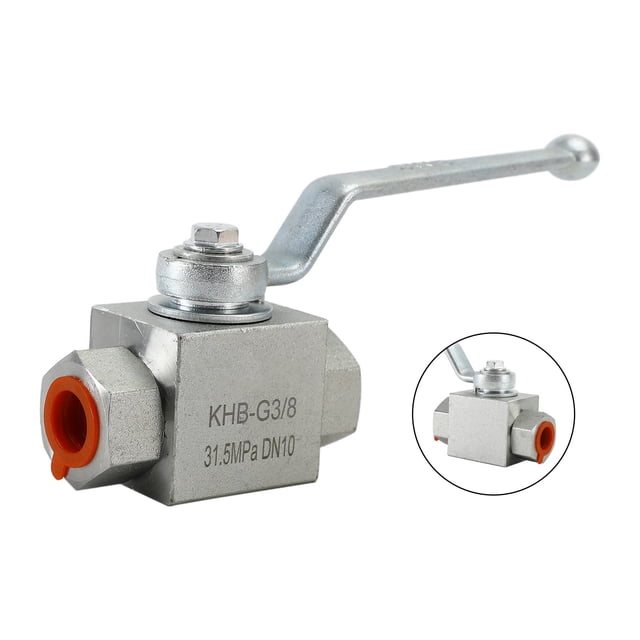 Beduan High Pressure Hydraulic Ball Valve – 3/8" NPT Female, 7250 PSI, Carbon Steel Shut Off Valve For Water & Hydraulics 3 thumbnail image