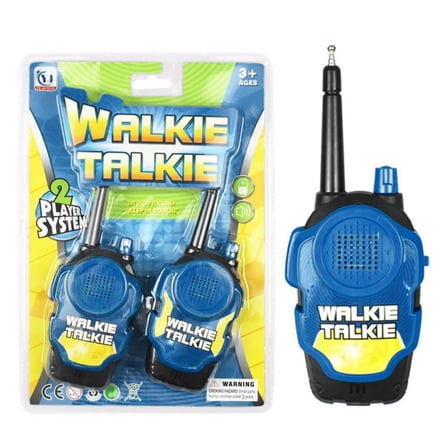 2-Way Kids Walkie Talkie Set â Wireless Portable Electronic Communication Toy, Educational Role Play Gear for Outdoor Adventures & Games,Blue