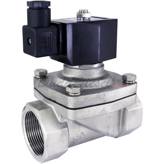 2-Way Normally Closed Stainless Steel Viton Solenoid Valve