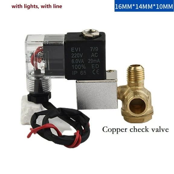 2 Way Normally Open Solenoid Valve G1/4 Inch Female Port DC12V Aluminum Body Stainless Steel Uni-Directional Flow Control For Gas Water Liquid Industrial Automation(B)