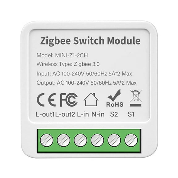 2-Way On/Off Switch Graffiti Smart ZigBee Smart 2-Way On/Off Switch Mini Concealed Box Switch
