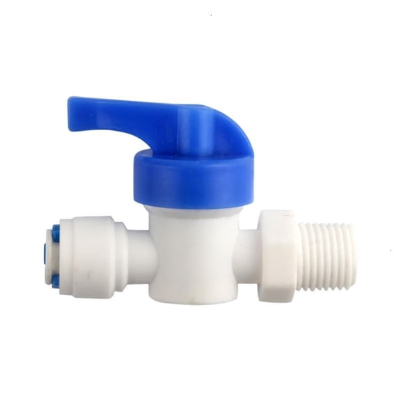 2 Way Push Fit Plastic Valves No Tool Assembly Required Simple Water Gate Perfect for Home Plumbing & Irrigation Projects