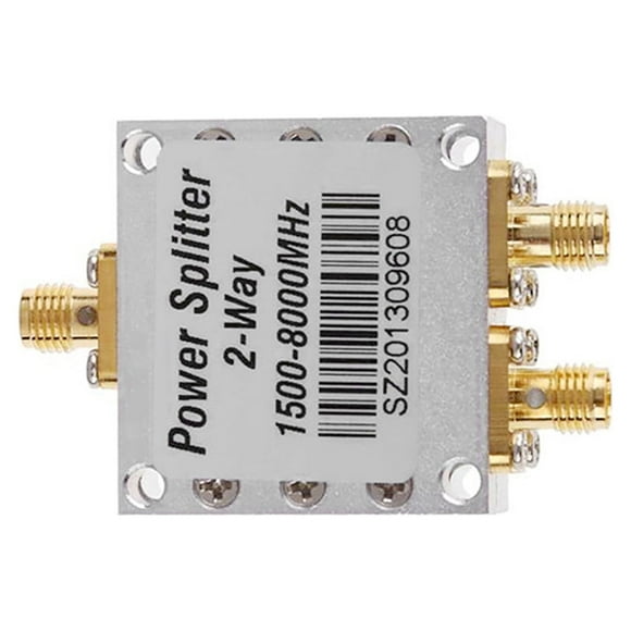 2-Way RF Coaxial Power Splitter Split and Amplify Digital Signals for Cable TV and Satellite