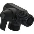 thumbnail image 1 of 2 Way Shower Arm Diverter Valve for Hand Held Showerhead, Matte Black, 1 of 1