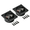 thumbnail image 1 of 2-Way Square Speaker Box Terminal Binding Post for Stereo Screw Cup Connectors Subwoofer Plugs, 2pcs, 1 of 3