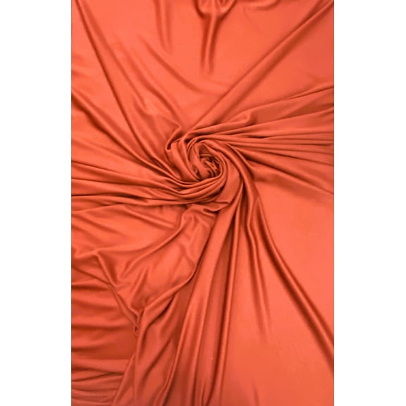 2-Way Stretch Lining Fabric, Sells by the Yard from Sal Tex Fabrics, Rust