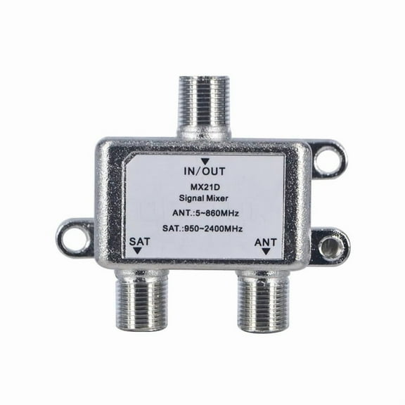 2 Way TV Antenna Satellite Splitter Coaxial Cable Antenna Cable Signal Splitter Female Connector Cable Switch Switcher