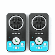 UHAXZ Elderly Intercom System, Full Duplex Talk, Wireless, Portable, 2-pack