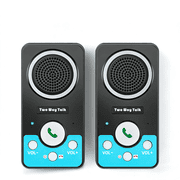 UHAXZ Elderly Intercom System, Full Duplex Talk, Wireless, Portable, 2-pack