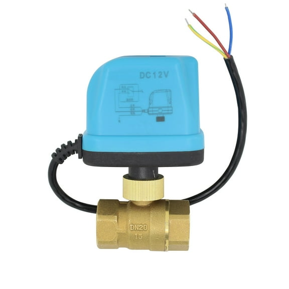 2 Way motorised Valve 12v Electronic Electric Ball Valve 2 Port Motorized Zone Valve electrovalve 1/2 3/4 1 1-1/4 inch