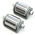 thumbnail image 1 of 2 Weld on Steel Micro 2 Inches Roller Heavy Duty Steel Wheel Caster Grease Fitting RV Trailers, 1 of 6