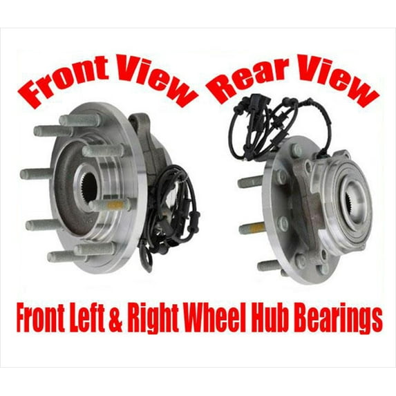 2 Wheel Bearing Hub Assembly 4 Wheel Drive for Ram 2500 3500 12-14