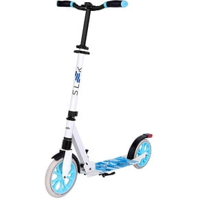 2-Wheel Foldable Riding Scooter for Teens W/Adjustable Height, Alloy Anti-Slip Deck, 9” Wheels