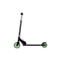 2-Wheel Minecraft Kick Scooter with Light-up Wheels, Foldable Scooter for Kids, Green