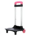 thumbnail image 1 of 2 Wheels Backpack Trolley Aluminium Alloy Foldable Trolley Cart Student's Luggage Travel Hand Cart for Student Backpack, 1 of 14