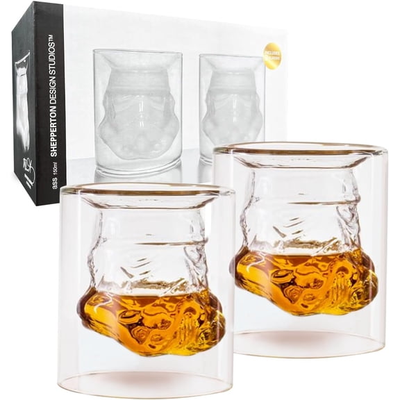 2 Whiskey Glasses 6 oz Scotch Wine Glasses Vintage Whiskey Glasses Lead-free Cocktail Glasses Rum Glasses Drink Vodka Tequila Rum As A Gift Clear Wine Glass Glassware