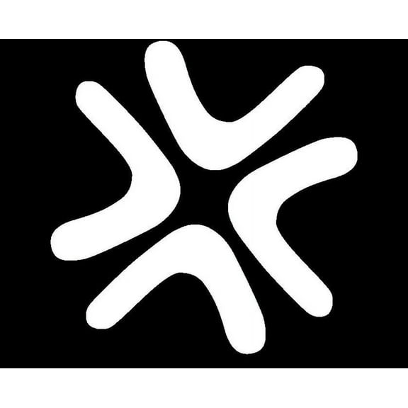 (2) White Angry Cartoon Popping Vein Car Decal Vinyl Window Wall Sticker