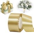 thumbnail image 1 of 2" Wide Satin Ribbon, 25 Yards Fabric Ribbon for Gift Wrapping, Bouquets, Crafts, Wreaths, Christmas & Wedding Decor, 1 of 4