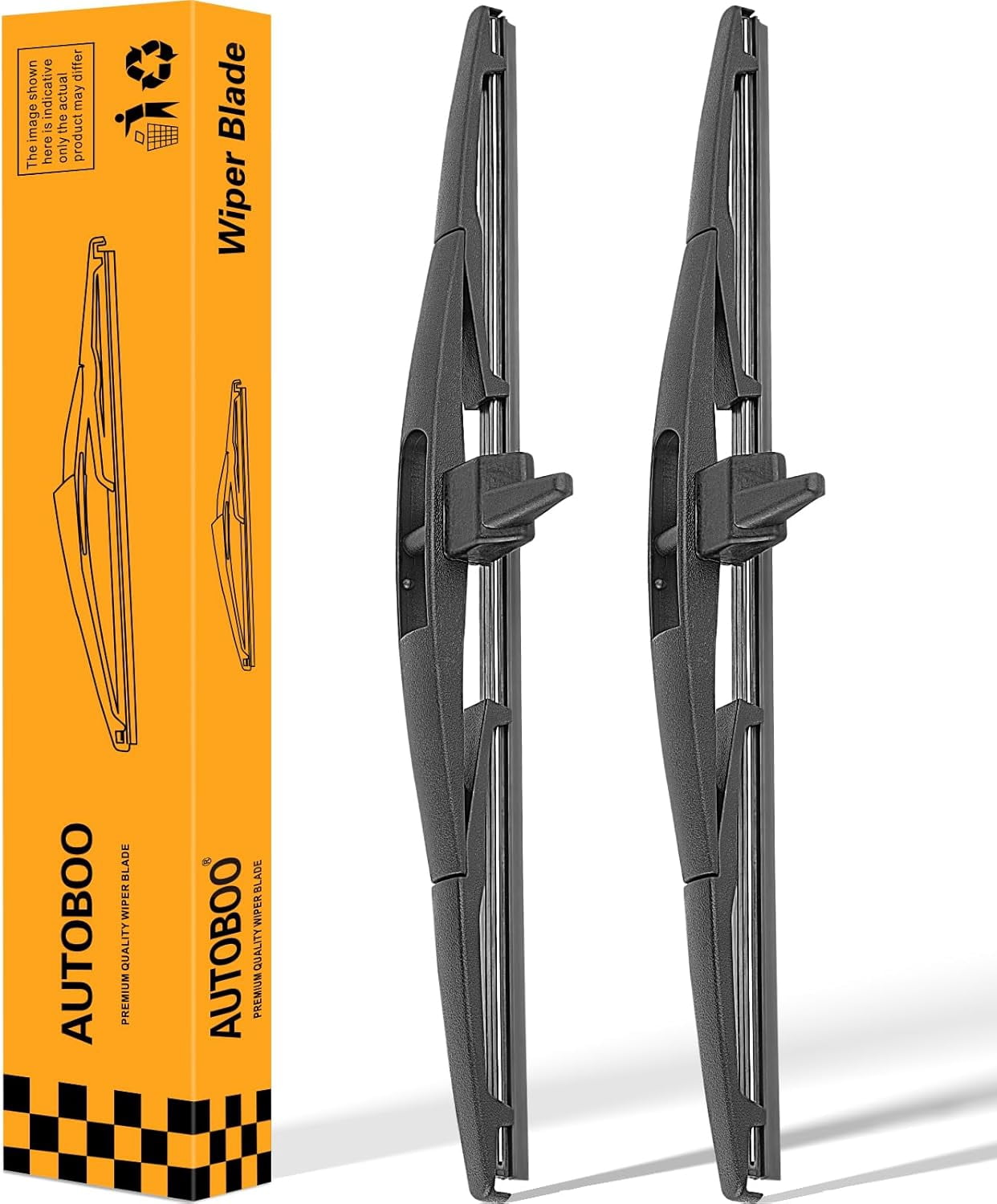 2 Wipers Replacement for Honda Pilot Rear Windshield Wiper Blade 2009-2015,2 Pieces of Rear Wiper Blade 14 inch…