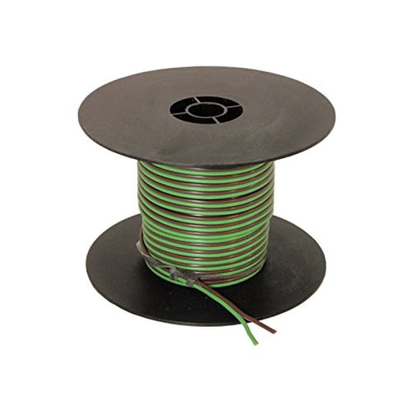 2-Wire Bonded Parallel - Green/Brown - 100 Feet - 16 Gauge