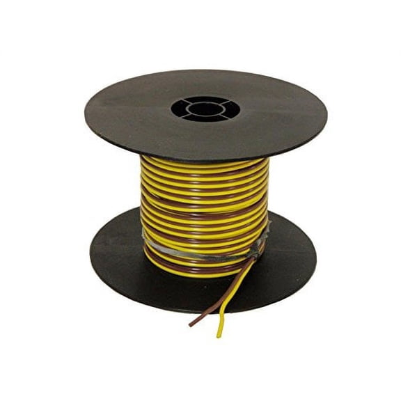 2-Wire Bonded Parallel - Yellow/Brown - 100 Feet - 16 gauge