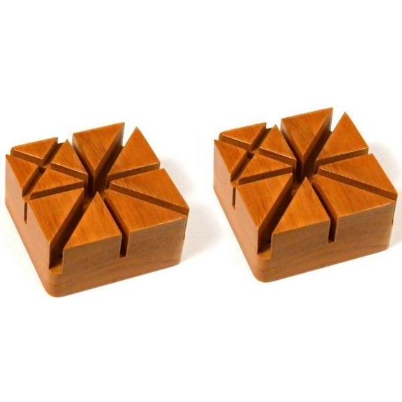 2 Wood Watch Band Holder Block Pin Link Remover Tools