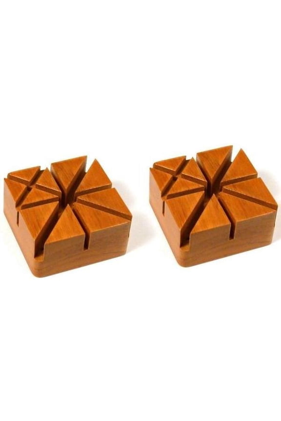 2 Wood Watch Band Holder Block Pin Link Remover Tools