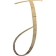 thumbnail image 1 of 2'' Wooden Letter J, Unfinished 1/4'' Cutout, Script Letters, Wood Craft, 1 of 3