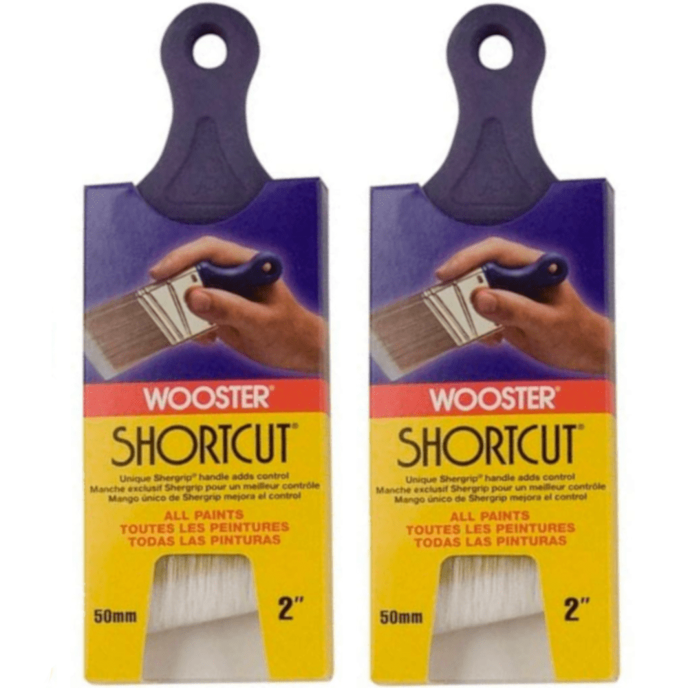 24‐Pack of 2” Wooster Brush Company Z3215 Shortcut White Bristle