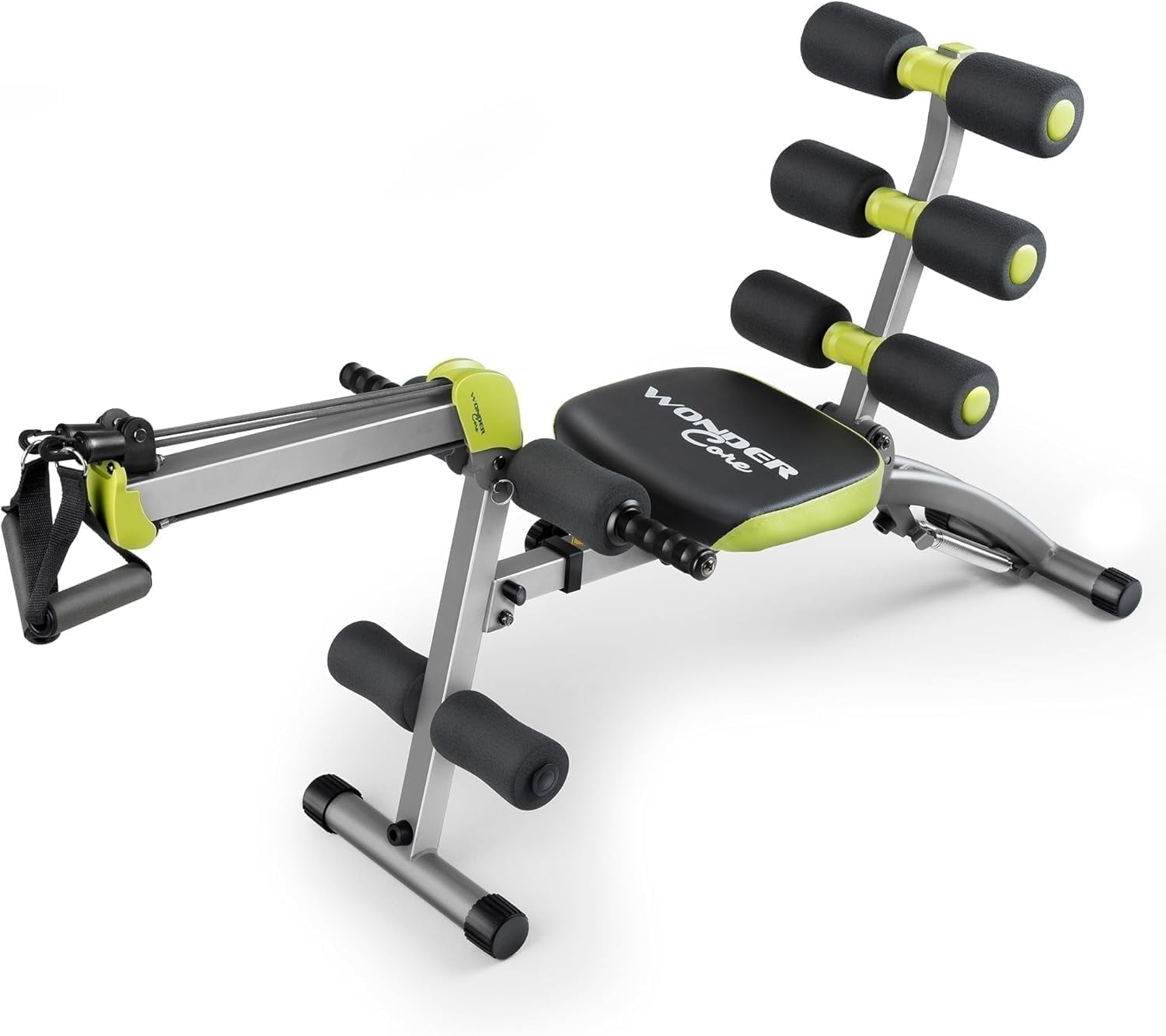 Wonder Core Total Gym Machine Workout Equipment Home Gym, Exercise Equipment Total Gym, Sit up Machine for Abs, Exercise Chair for Total Body Workouts, Ab Rocket Abdominal Trainer