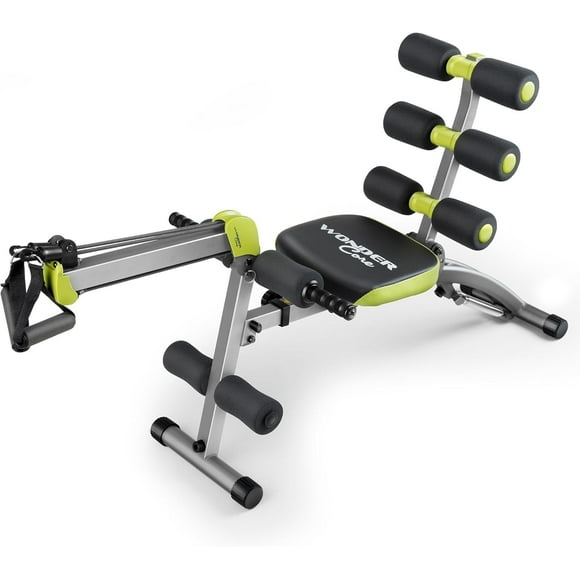 WONDER CORE Total Gym Machine Workout Equipment Home Gym, Exercise Equipment Total Gym, Sit up Machine for Abs, Exercise Chair for Total Body Workouts, Ab Rocket Abdominal Trainer