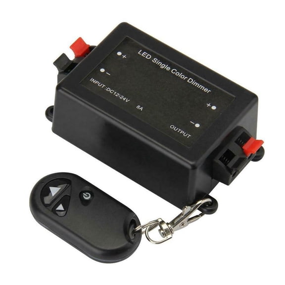 2 X 12V-24V/8A Wireless RF Remote Controller Dimmer Switch For LED Strip Light