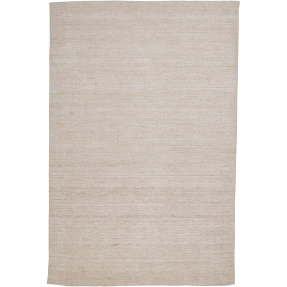 2' X 3' Tan Abstract Hand Woven Area Rug