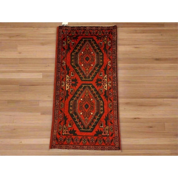 2 X 4 Khall Tribal Handmade Wool Rug # 12330