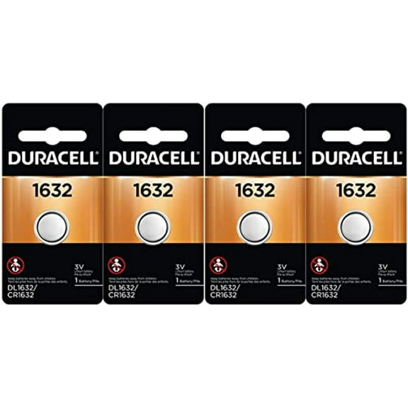 2 X 4 Pcs Fresh Duracell Lithium Battery ECR1632 CR1632 DL 1632 3V Batteries