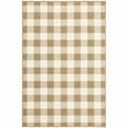 thumbnail image 1 of 2' X 4' Tan Geometric Stain Resistant Indoor Outdoor Area Rug - 6' x 7', 1 of 5