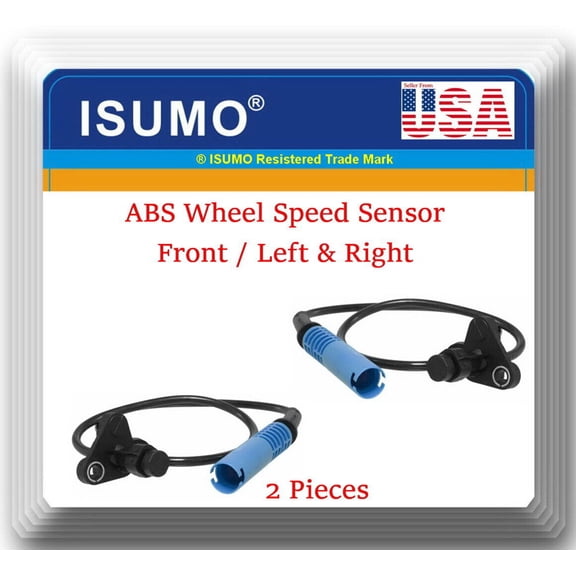 2 X ABS Wheel Speed Sensor Front Left Right Fits: BMW 525i 528i 530i