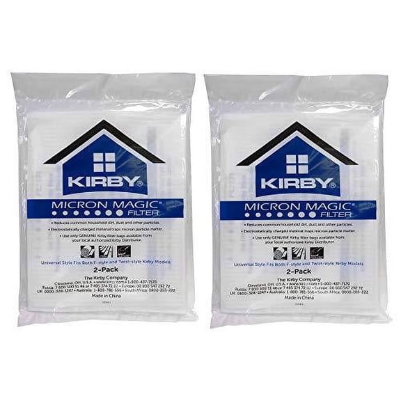 2 X Compatible with Kirby Allergen Reduction Vacuum Bags 205811