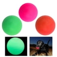 thumbnail image 1 of 2 X Fetching Pet Balls Glow In The Dark Ball 3.5" Dog Cat Toys Puppy Chase Play, 1 of 6