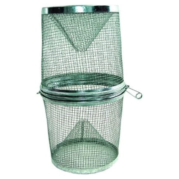 2 X G-40 Galvanized Steel Minnow Trap