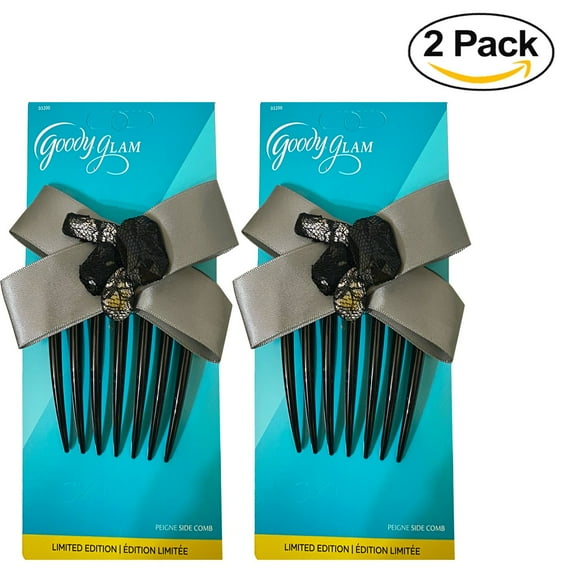 2 X Goody Glam PEIGNE SIDE COMB - GRAY/BLACK