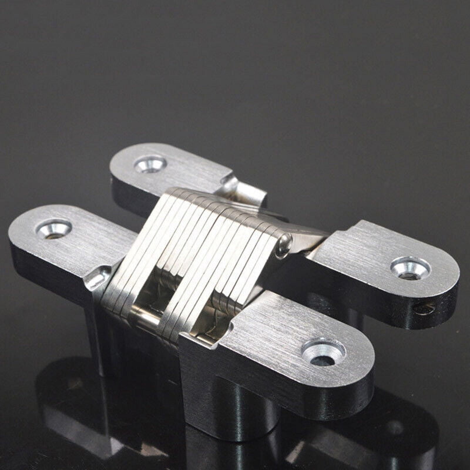 2 X HiddenCross Hinge Invisible Concealed Hinges Folding Door Hinge