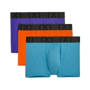 2XIST Mens FleX Sport Mesh 3pk No Show Trunk, XL Multi-Color