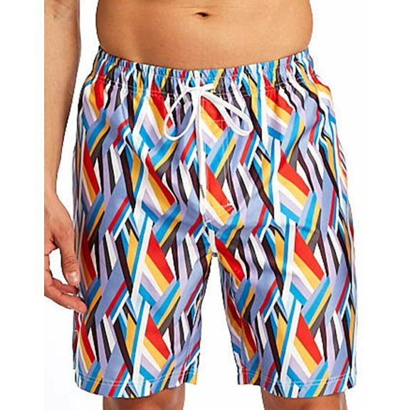 2(X)IST Mens Swin Shorts Blue Small Catalina Printed Purple S